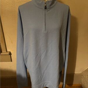 Peter Miller Men's Blue Half-Zip Sweater(XL)